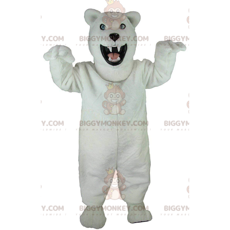 BIGGYMONKEY™ mascot costume polar bear, grizzly bear, creepy