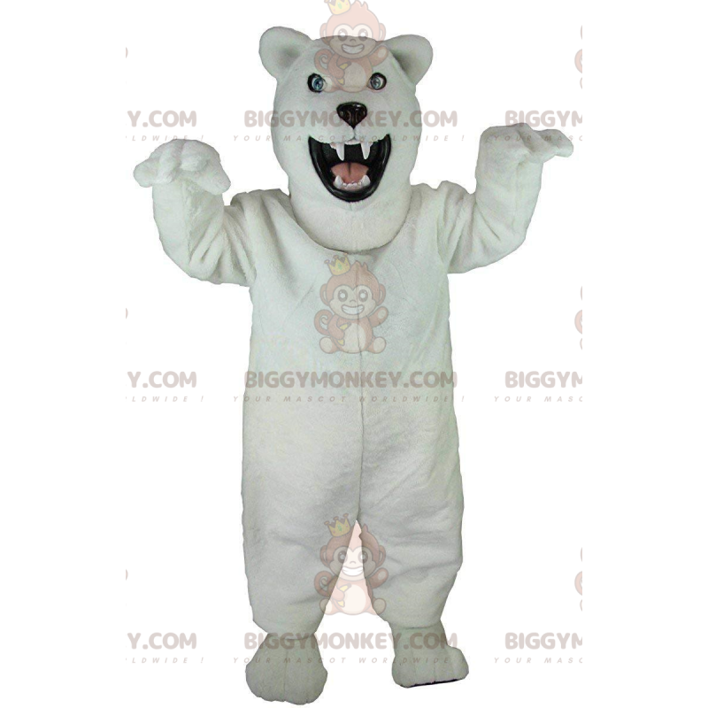 BIGGYMONKEY™ Maskottchen Kostüm Eisbär, Grizzlybär, Gruselbär