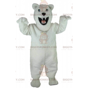 BIGGYMONKEY™ costume da mascotte orso polare, orso grizzly