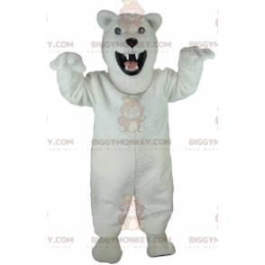 BIGGYMONKEY™ Maskottchen Kostüm Eisbär, Grizzlybär, Gruselbär