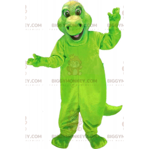 Costume da mascotte dinosauro verde BIGGYMONKEY™, gigante