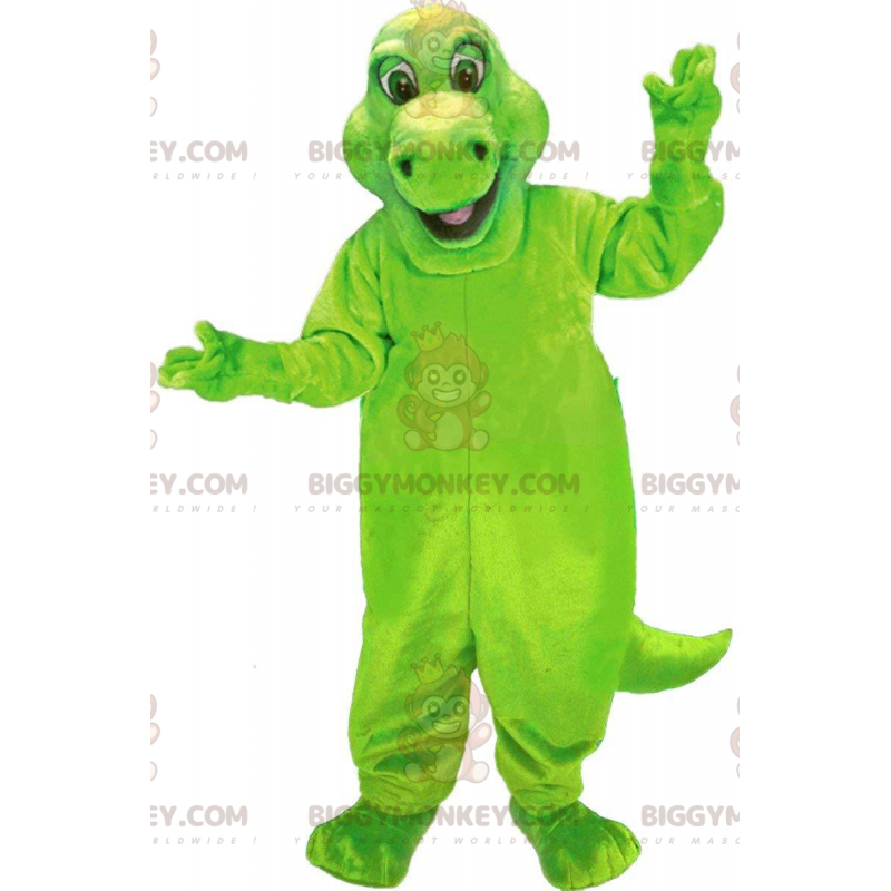 Disfraz de mascota de dinosaurio verde BIGGYMONKEY™, gigante