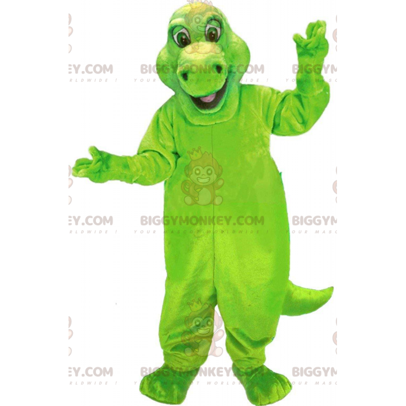 Green Dinosaur BIGGYMONKEY™ Mascot Costume, Giant, Large