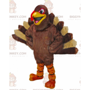 Disfraz de mascota de pavo gigante BIGGYMONKEY™, disfraz de