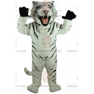 Biały i Czarny Tygrys Kostium Maskotka BIGGYMONKEY™, Kostium