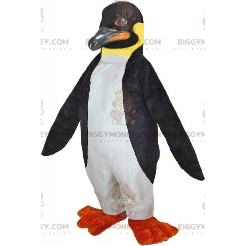 Disfraz de mascota pingüino emperador BIGGYMONKEY™, disfraz de