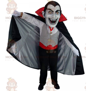 Vampir BIGGYMONKEY™ Maskottchen Kostümkopf, Vampirkostüm -