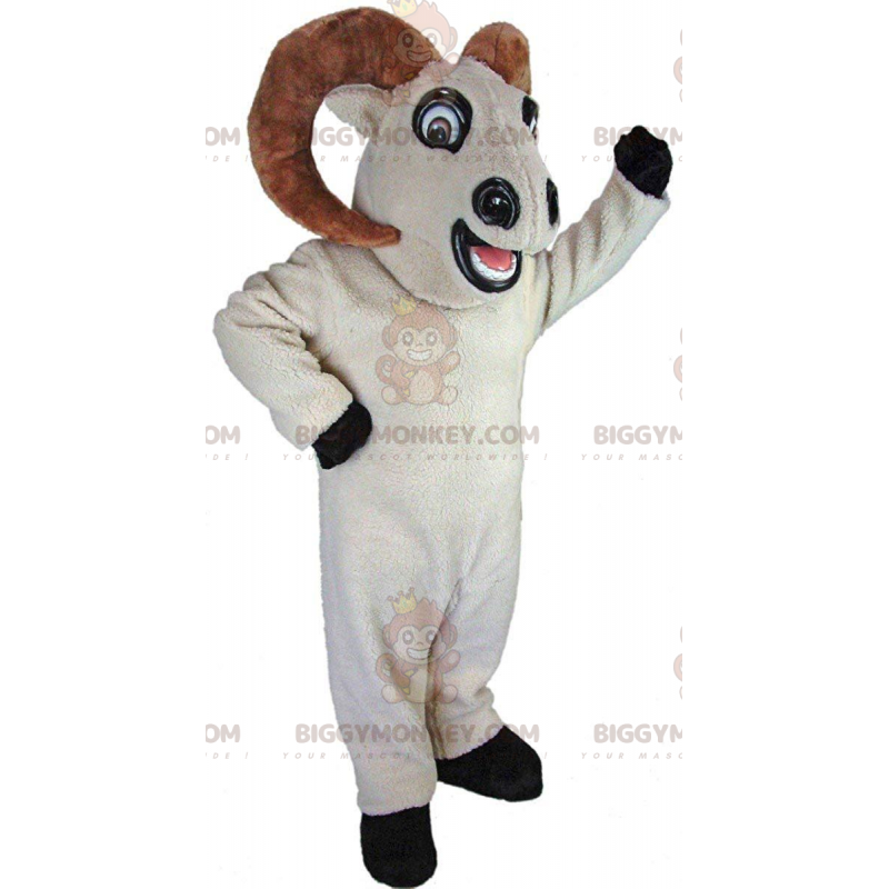 Disfraz de mascota de bestia con cuernos BIGGYMONKEY™, disfraz