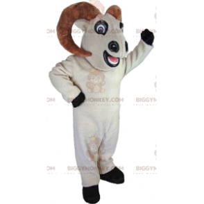 Costume da mascotte BIGGYMONKEY™ bestia cornuta, costume da