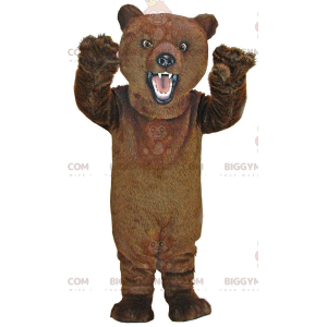 Very realistic brown bear BIGGYMONKEY™ mascot costume, teddy