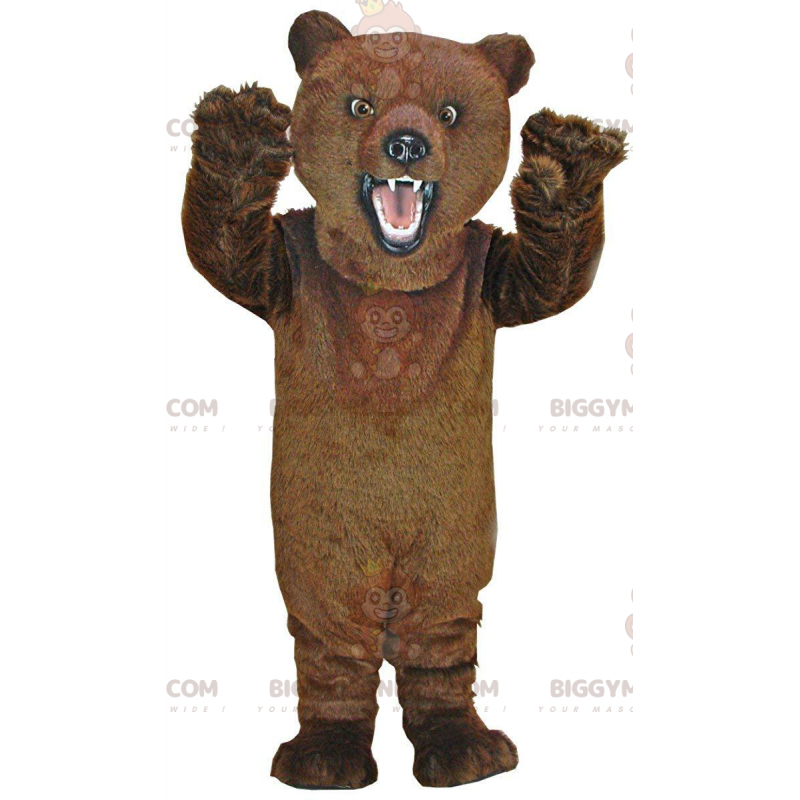 Bardzo realistyczny kostium maskotki brązowego niedźwiedzia