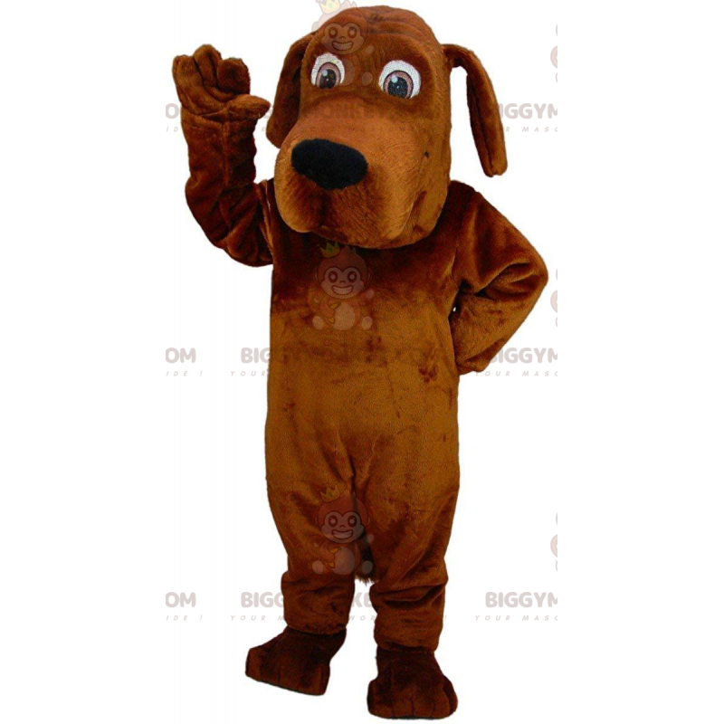 Riesiger Hund BIGGYMONKEY™ Maskottchen-Kostüm, schottischer
