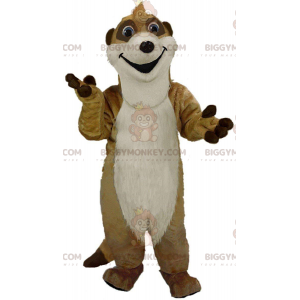 Traje de mascote de meerkat BIGGYMONKEY™, animal do deserto