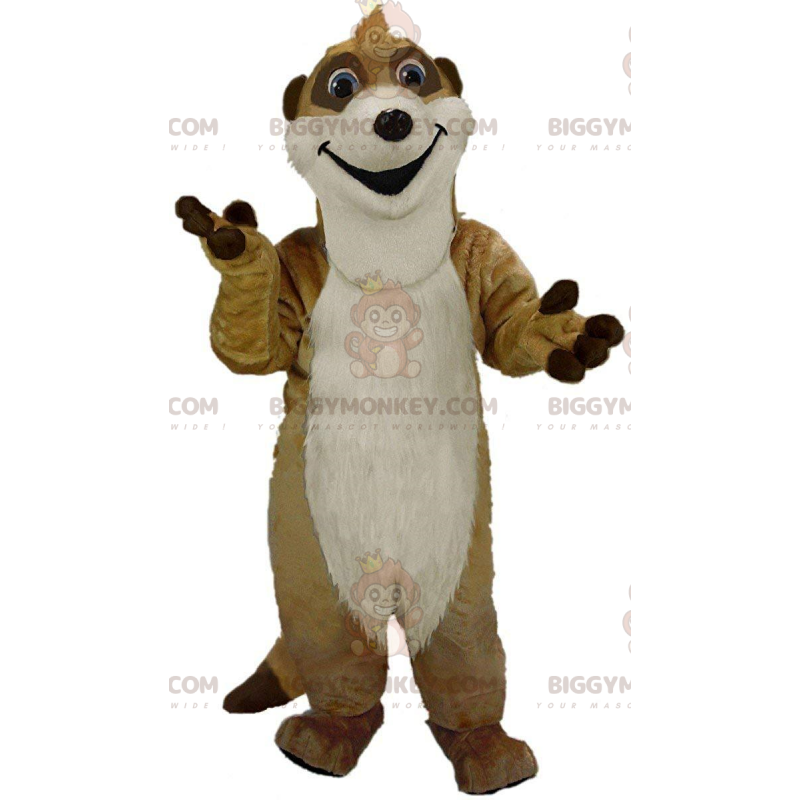 BIGGYMONKEY™ mascottekostuum meerkat, woestijndier