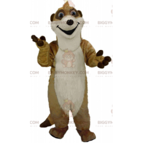 BIGGYMONKEY™ costume da mascotte suricato, animale del deserto