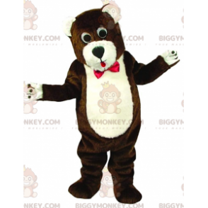 BIGGYMONKEY™ Großes Plüsch-Teddybär-Maskottchen-Kostüm mit