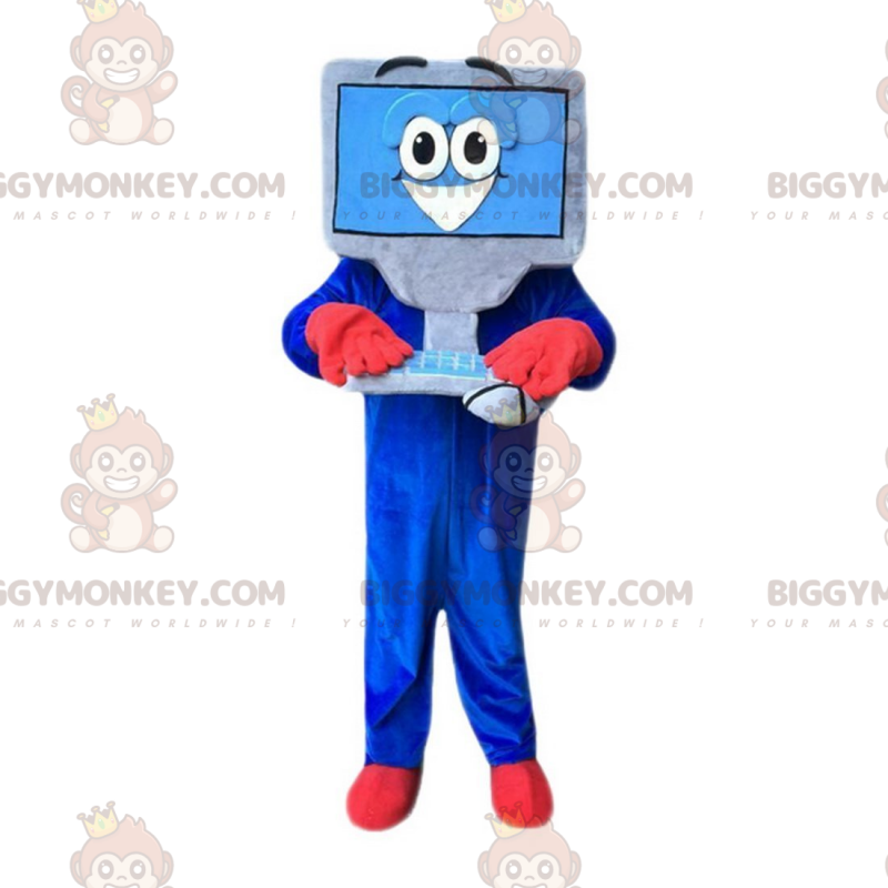 Costume de mascotte BIGGYMONKEY™ d'ordinateur géant avec le