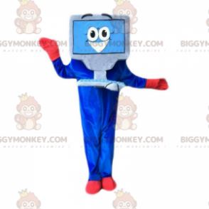 Costume de mascotte BIGGYMONKEY™ d'ordinateur géant avec le