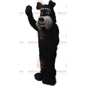 Disfraz de mascota BIGGYMONKEY™ terrier negro y gris, disfraz