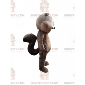 Στολή μασκότ BIGGYMONKEY™ Forest Animal Squirrel with Big Teeth