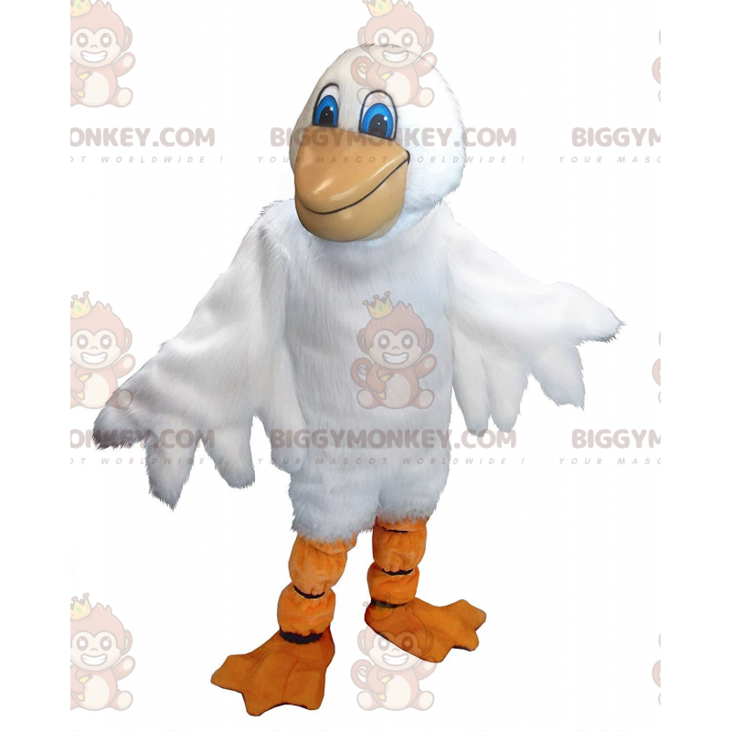 BIGGYMONKEY™ costume mascotte pellicano gigante, costume grande