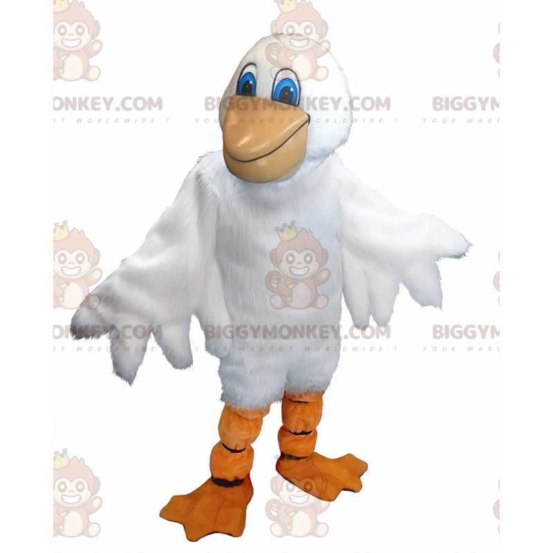 Costume de mascotte BIGGYMONKEY™ de pélican géant, costume de