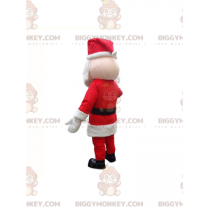 Jultomten BIGGYMONKEY™ Maskotdräkt med röd och vit outfit -
