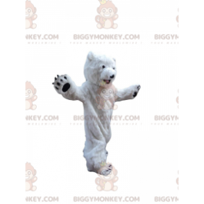 Disfraz de mascota de oso de peluche blanco BIGGYMONKEY™