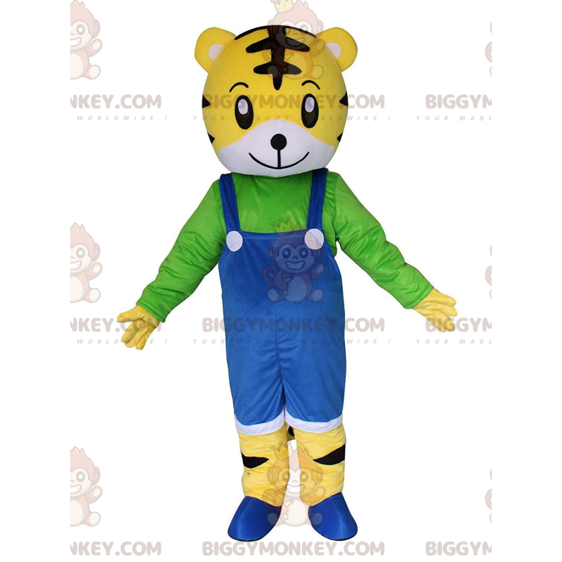 Traje de mascote de filhote de tigre BIGGYMONKEY™ com macacão