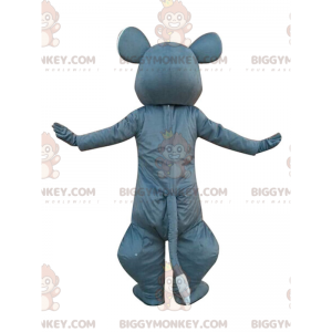 Disfraz de mascota ratón gris y blanco BIGGYMONKEY™, disfraz de