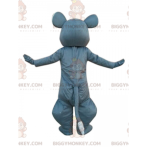 Gray and white mouse BIGGYMONKEY™ mascot costume, rodent