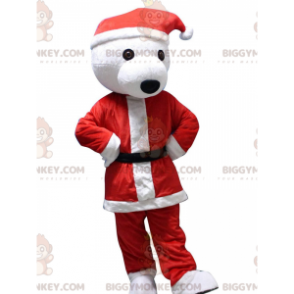 Christmas teddy BIGGYMONKEY™ mascot costume, Christmas costume