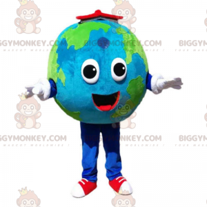 Στολή μασκότ BIGGYMONKEY™ Planet Earth, Στολή Giant Earth Globe