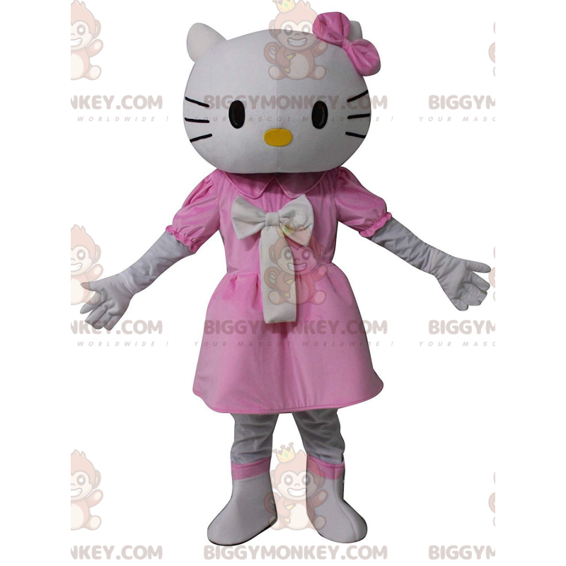 BIGGYMONKEY™ maskotkostume af Hello Kitty, den berømte