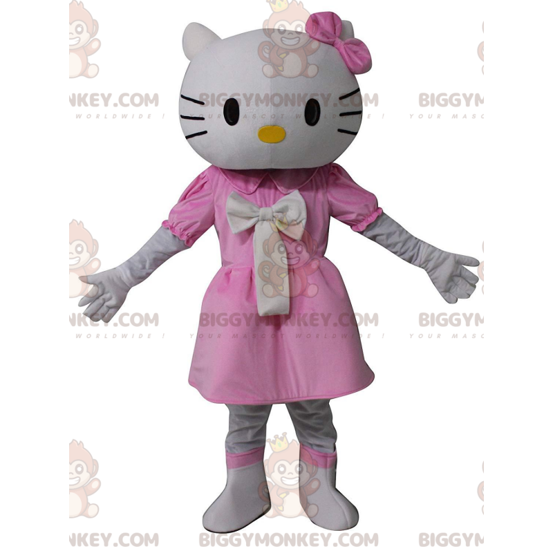 Costume de mascotte BIGGYMONKEY™ de Hello Kitty, le chat de