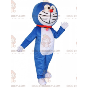 BIGGYMONKEY™ maskot kostume af Doraemon, berømt manga blå og