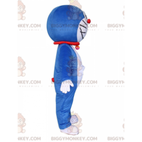 BIGGYMONKEY™ mascot costume of Doraemon, famous manga blue and