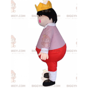 Costume da mascotte Kid King BIGGYMONKEY™, costume da principe