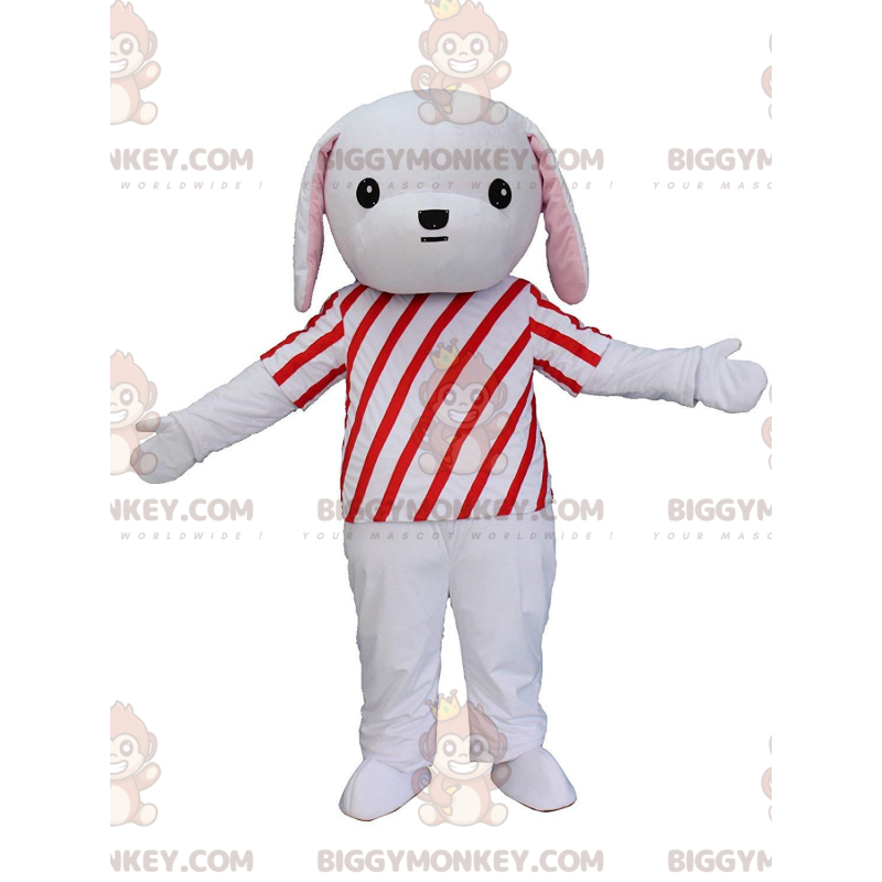 Disfraz de mascota BIGGYMONKEY™ Cachorro gris y blanco con
