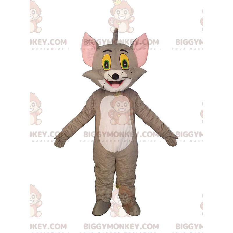 BIGGYMONKEY™ costume mascotte di Tom, il famoso gatto grigio