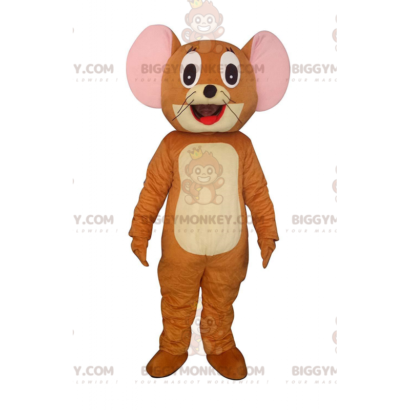 Costume de mascotte BIGGYMONKEY™ de Jerry, la souris du dessin