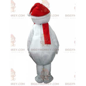 BIGGYMONKEY™ costume mascotte pupazzo di neve gigante, costume