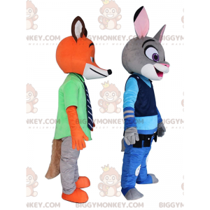 2 Zootopia BIGGYMONKEY's mascotte Judy Hall Rabbit en Nick Fox