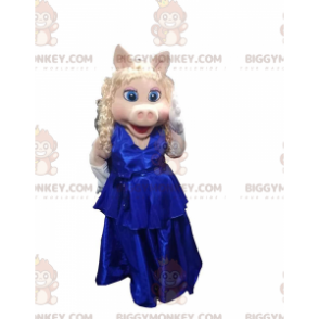 BIGGYMONKEY™ costume mascotte della famosa Miss Piggy, Piggy il