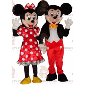 BIGGYMONKEY™s mascota de Mickey Mouse y Minnie, disfraces