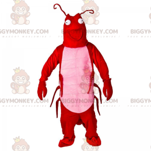 Rode kreeft BIGGYMONKEY™ mascottekostuum, gigantische
