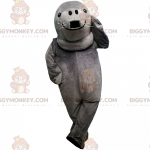 Grijze zeehond BIGGYMONKEY™ mascottekostuum, gigantische