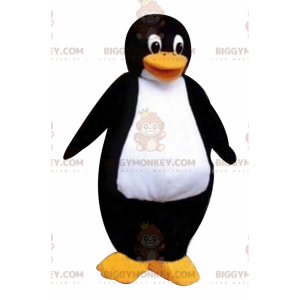 Costume de mascotte BIGGYMONKEY™ de pingouin noir et blanc