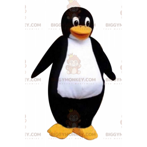 Jättiläinen mustavalkoinen pingviini BIGGYMONKEY™ maskottiasu