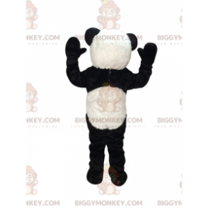 BIGGYMONKEY™ costume da mascotte di panda bianco e nero